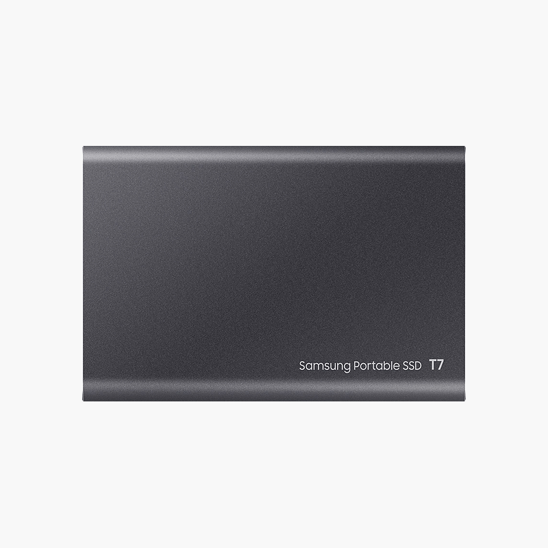 Samsung T7 2TB Portable External SSD (MU-PC2T0T/AM) – USB 3.2 Gen 2 (10Gbps), USB Type-C, Up to 1,050 MB/s Samsung T7 2TB Portable External SSD (MU-PC2T0T/AM)