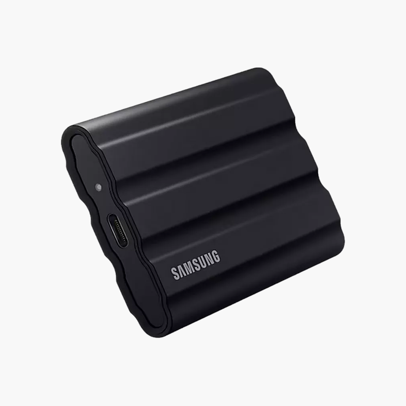 Samsung T7 Shield 2TB Portable External SSD (MU-PE2T0S/AM) – USB 3.2 Gen 2 (10Gbps), USB Type-C, Up to 1,050 MB/s Samsung T7 Shield 2TB Portable External SSD (MU-PE2T0S/AM)