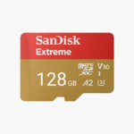 SanDisk Extreme 128GB microSDXC UHS-I Card with Adapter (SDSQXAA-128G-GN6MA) – 190MB/s