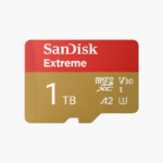 SanDisk Extreme 1TB microSDXC UHS-I Card with Adapter (SDSQXAV-1T00-GN6MA) – Up to 190MB/s