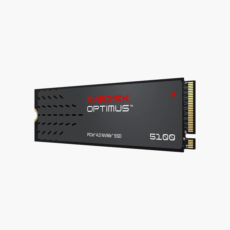 SanDisk Optimus 5100 2TB PCIe 4.0 NVMe M.2 SSD (SDSP51200TAN) – PCIe 4.0 x4 NVMe, M.2 2280 SanDisk Optimus 5100 2TB PCIe 4.0 NVMe M.2 SSD (SDSP51200TAN)