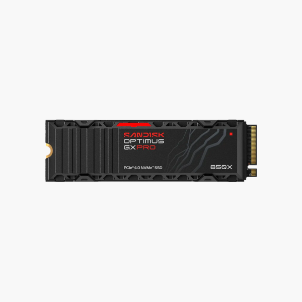 SanDisk Optimus GX PRO 850X with Heatsink 4TB PCIe 4.0 NVMe M.2 SSD with Heatsink (SDSP81400TAH-000E0)