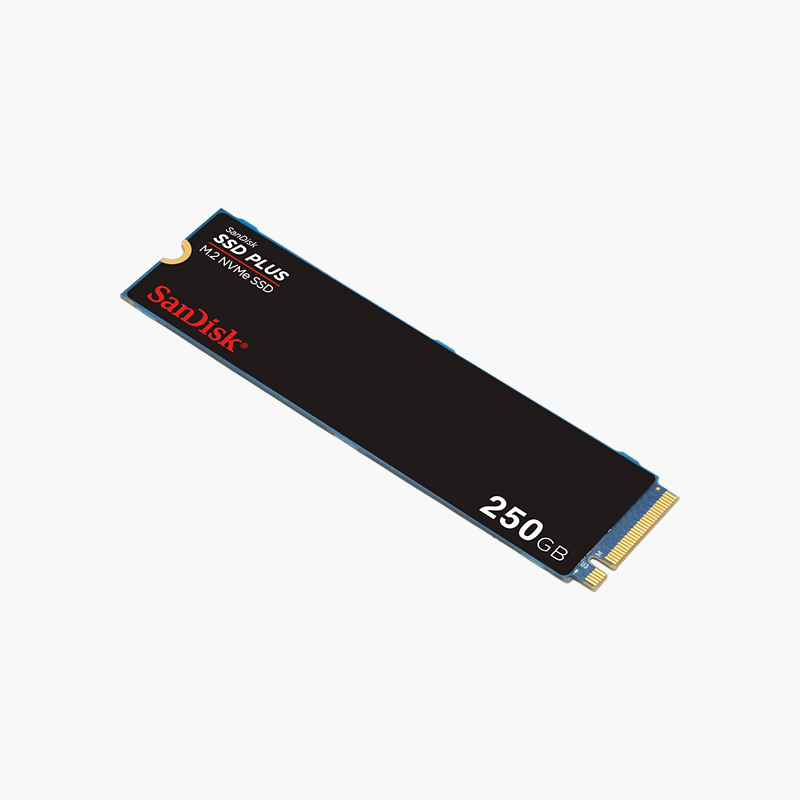 SanDisk SSD PLUS M.2 NVMe 2TB PCIe 3.0 NVMe M.2 SSD (SDSSDA3N-2T00-G26) – PCIe 3.0 x4 NVMe, M.2 2280 SanDisk SSD PLUS M.2 NVMe 2TB PCIe 3.0 NVMe M.2 SSD (SDSSDA3N-2T00-G26)