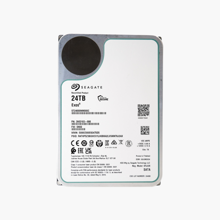 Seagate Exos 24TB Enterprise Hard Drive (ST24000NM000C)