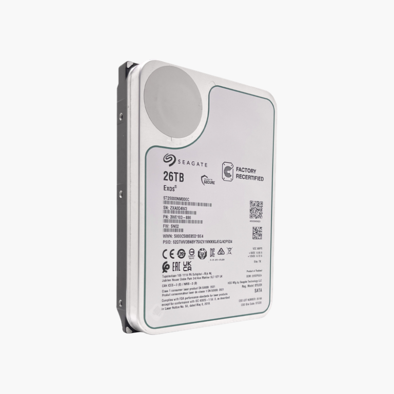 Seagate Exos 26TB Factory Recertified Enterprise Hard Drive (ST26000NM001C)