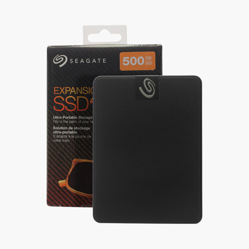 Seagate Expansion SSD 500GB Portable External SSD (STJD500400) – USB 3.0, Up to 400MBs speed Crucial P310 1TB PCIe Gen4 NVMe M.2 2280 SSD (CT1000P310SSD801) – Up to 7,100MB/s, with Acronis - Image 1