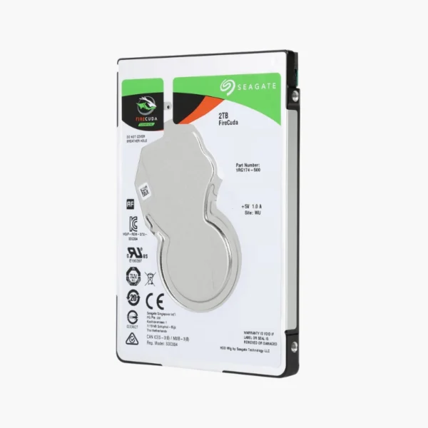 Seagate FireCuda 2TB Gaming SSHD (ST2000LX001) — 8GB NAND Flash Hybrid Drive for Laptops & Consoles