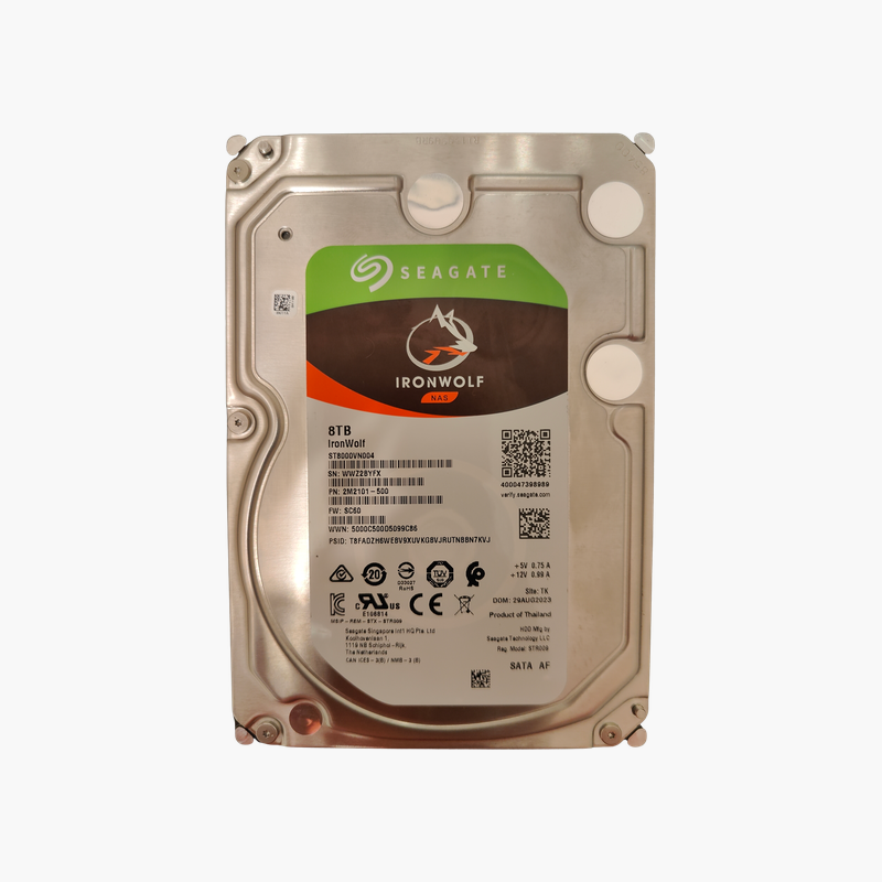 Seagate IronWolf 8TB NAS Hard Drive (ST8000VN004) – SATA 6Gb/s, 7200 RPM, 256MB Cache, CMR Seagate IronWolf 8TB NAS Hard Drive (ST8000VN004)
