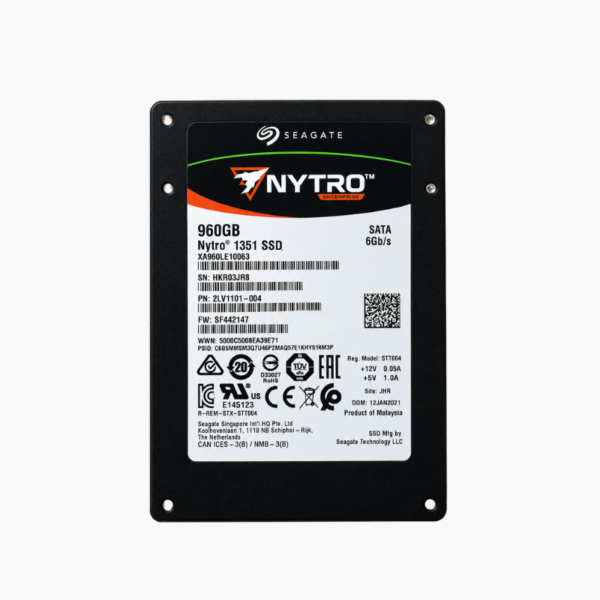 Seagate Nytro 1351 960GB 2.5" SATA 6Gb/s Enterprise SSD (XA960LE10063) – 3D TLC, Read-Intensive