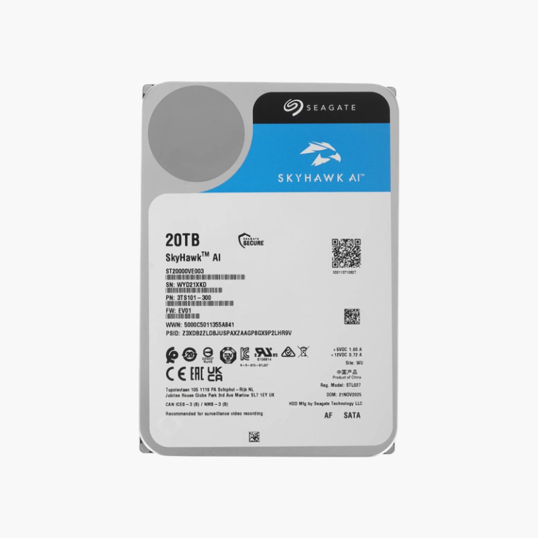 Seagate SkyHawk AI 20TB Surveillance Hard Drive (ST20000VE003)