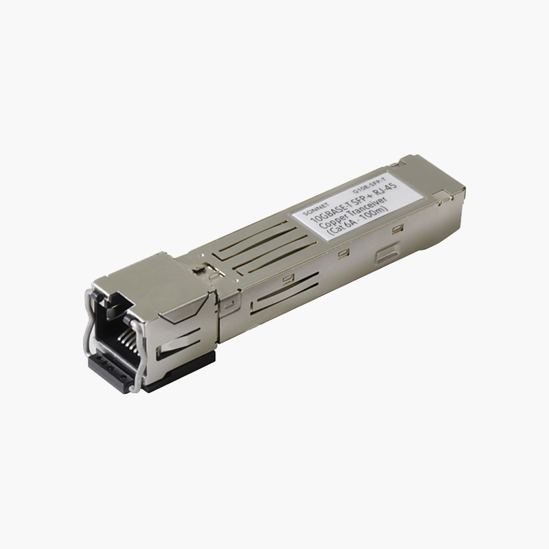 Sonnet-G10E-SFP-T-10GBASE-T-SFP-RJ45-Transceiver-G10E-SFP-T-Copper-1.png Sonnet G10E-SFP-T 10GBASE-T SFP+ RJ45 Transceiver (G10E-SFP-T) – Copper - Image 1