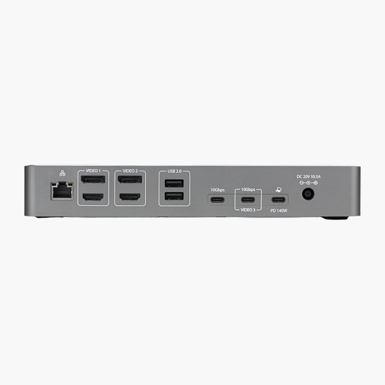 StarTech Triple-Monitor USB-C Docking Station (DK30C2DPEPRN)