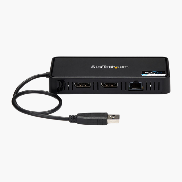 StarTech USB 3.0 Dual Monitor Mini Dock (USBA2DPGB)