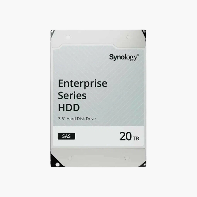Synology HAS5300 Series 20TB Enterprise SAS NAS Hard Drive (HAS5310-20T) – SAS 12Gb/s, 7200 RPM, 512MB Cache, CMR Synology HAS5300 Series 20TB Enterprise SAS NAS Hard Drive (HAS5310-20T)