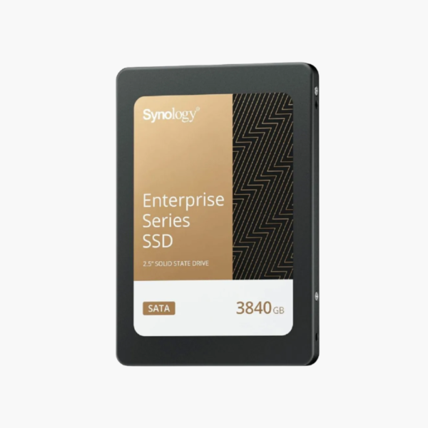Synology SAT5221 3.84TB 2.5" SATA Enterprise SSD (SAT5221-3840G) – Power-Loss Protection, 7,000 TBW