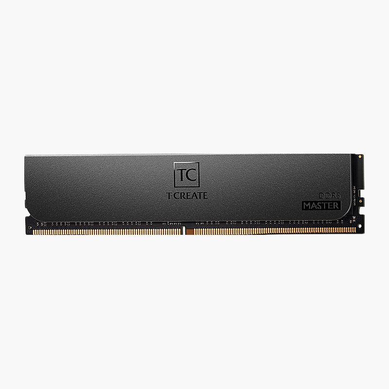 TEAMGROUP T-Create Master 96GB (4 x 24GB) DDR5-6400 ECC Registered Memory (RDIMM) Kit (CTCMD596G6400HC32AQC01) – CL32, PC5-51200 TEAMGROUP T-Create Master 96GB (4 x 24GB) DDR5-6400 ECC Registered Memory (RDIMM) Kit (CTCMD596G6400HC32AQC01)