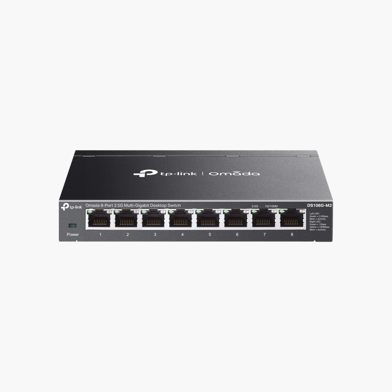 TP-Link-Omada-DS108G-M2-8-Port-2.5G-Unmanaged-Desktop-Switch-DS108G-M2-1.png TP-Link Omada DS108G-M2 8-Port 2.5G Unmanaged Desktop Switch (DS108G-M2) - Image 1