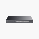 TP-Link Omada ES228GMP 28-Port Gigabit Easy Managed Switch with 24-Port PoE+ (ES228GMP) – 384W PoE, 2x 1G SFP