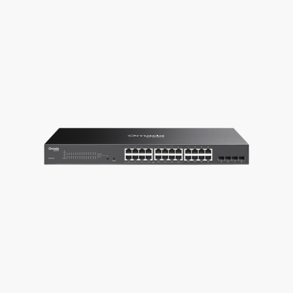 TP-Link Omada SG2428LP 28-Port Gigabit Smart Switch with 16-Port PoE+ (TPSG2428LP) – 150W PoE, 4x 1G SFP