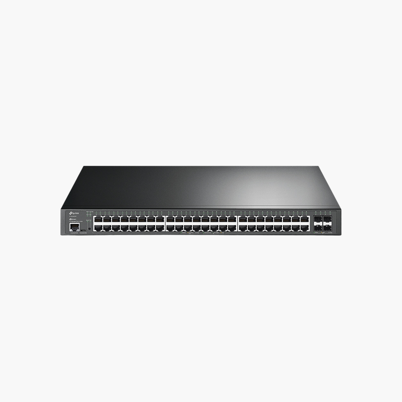 TP-Link-Omada-SG3452XP-52-Port-Gigabit-L2-Managed-Switch-with-48-Port-PoE-SG3452XP-500W-PoE-4x-10G-SFP-1.png TP-Link Omada SG3452XP 52-Port Gigabit L2+ Managed Switch with 48-Port PoE+ (SG3452XP) – 500W PoE, 4x 10G SFP+ - Image 1