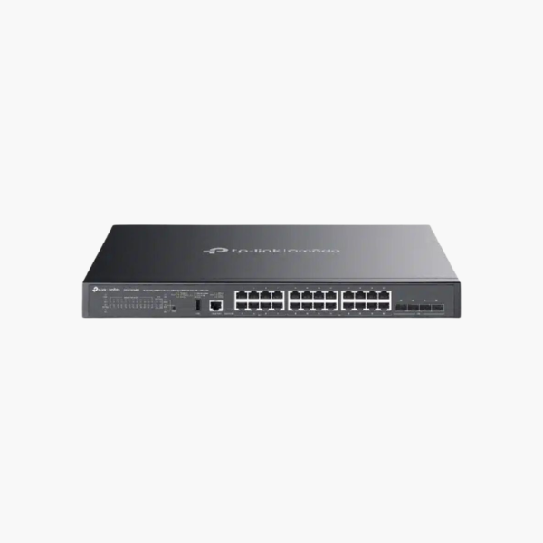 TP-Link Omada SG5428X 28-Port Gigabit Stackable L3 Lite Managed Switch (SG5428X) – 4x 10G SFP+, Layer 3 Managed