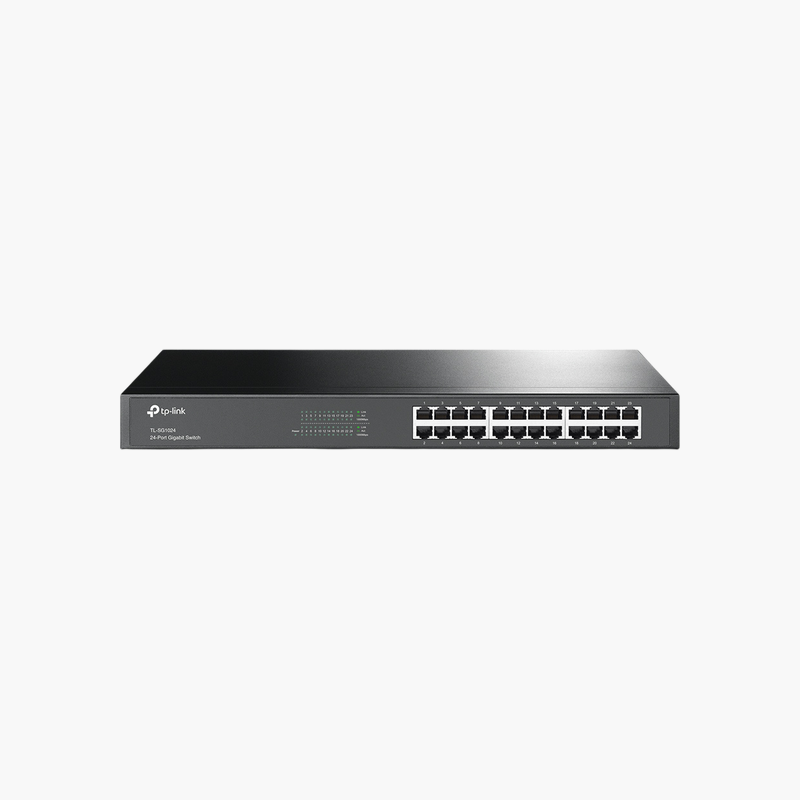 TP-Link-TL-SG1024-24-Port-Gigabit-Rackmount-Switch-TL-SG1024-Unmanaged-1.png TP-Link TL-SG1024 24-Port Gigabit Rackmount Switch (TL-SG1024) – Unmanaged - Image 1