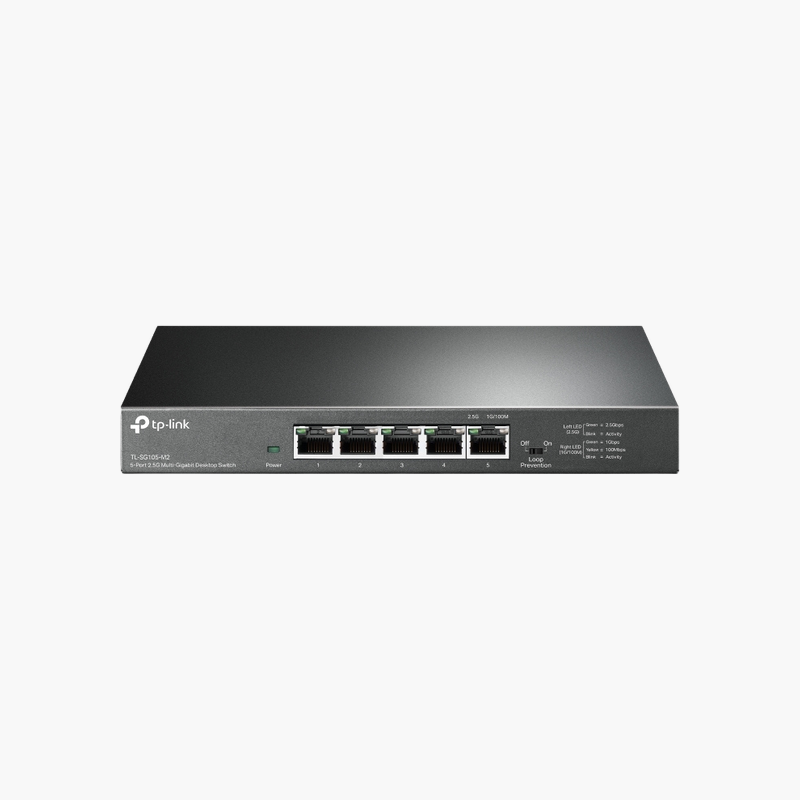 TP-Link-TL-SG105-M2-5-Port-2.5G-Multi-Gigabit-Desktop-Switch-TPTLSG105M2-Unmanaged-1.png TP-Link TL-SG105-M2 5-Port 2.5G Multi-Gigabit Desktop Switch (TPTLSG105M2) – Unmanaged - Image 1