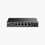 TP-Link TL-SG105PP-M2 5-Port 2.5G Desktop Switch with 4-Port PoE++ (TL-SG105PP-M2) – 123W PoE, Unmanaged