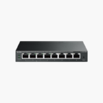 TP-Link TL-SG108PE 8-Port Gigabit Easy Smart Switch with 4-Port PoE+ (TL-SG108PE) – 64W PoE
