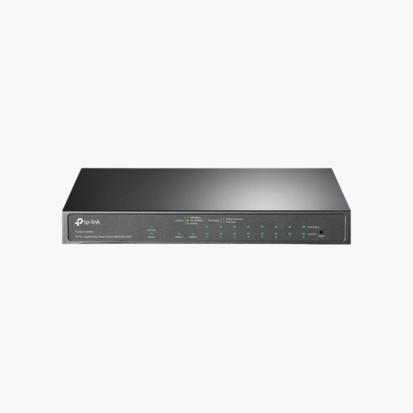TP-Link TL-SG1210MPE 10-Port Gigabit Easy Smart Switch with 8-Port PoE+ (TL-SG1210MPE) – 123W PoE, 1x 1G SFP