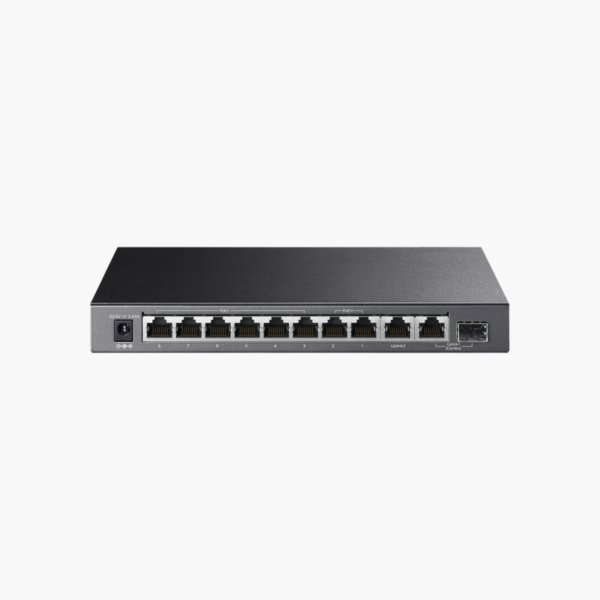TP-Link TL-SG1210PP 10-Port Gigabit Desktop Switch with 6-Port PoE+ and 2-Port PoE++ (TL-SG1210PP) – 123W PoE, 1x Gigabit RJ45/SFP combo, Unmanaged