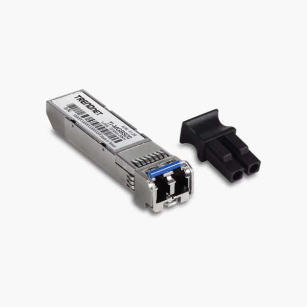 TRENDnet TI-MGBS20 Hardened Mini-GBIC Single-Mode LC Module (20km) (TI-MGBS20) – Single-mode fiber, LC duplex