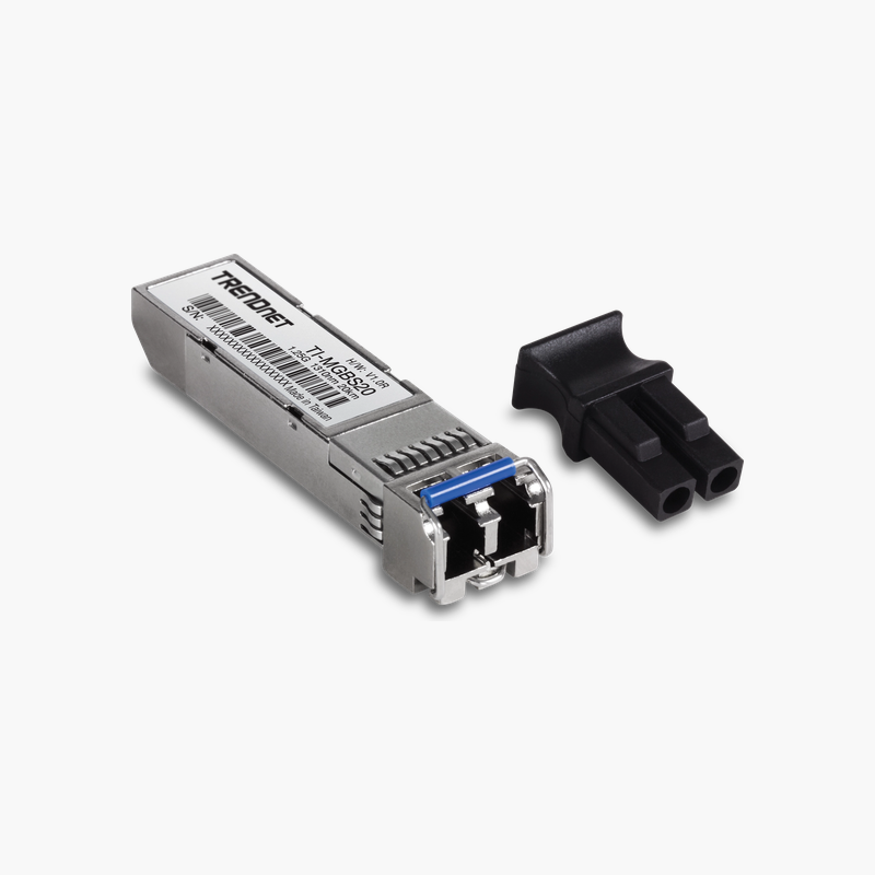 TRENDnet-TI-MGBS20-Hardened-Mini-GBIC-Single-Mode-LC-Module-20km-TI-MGBS20-Single-mode-fiber-LC-duplex-1.png TRENDnet TI-MGBS20 Hardened Mini-GBIC Single-Mode LC Module (20km) (TI-MGBS20) – Single-mode fiber, LC duplex - Image 1