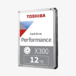 Toshiba X300 12TB Performance Hard Drive (HDWR51CXZSTA) — 7200 RPM CMR for Gaming & Creative PCs