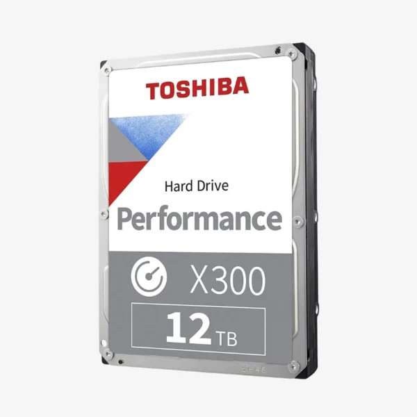 Toshiba X300 12TB Performance Hard Drive (HDWR51CXZSTA) — 7200 RPM CMR for Gaming & Creative PCs