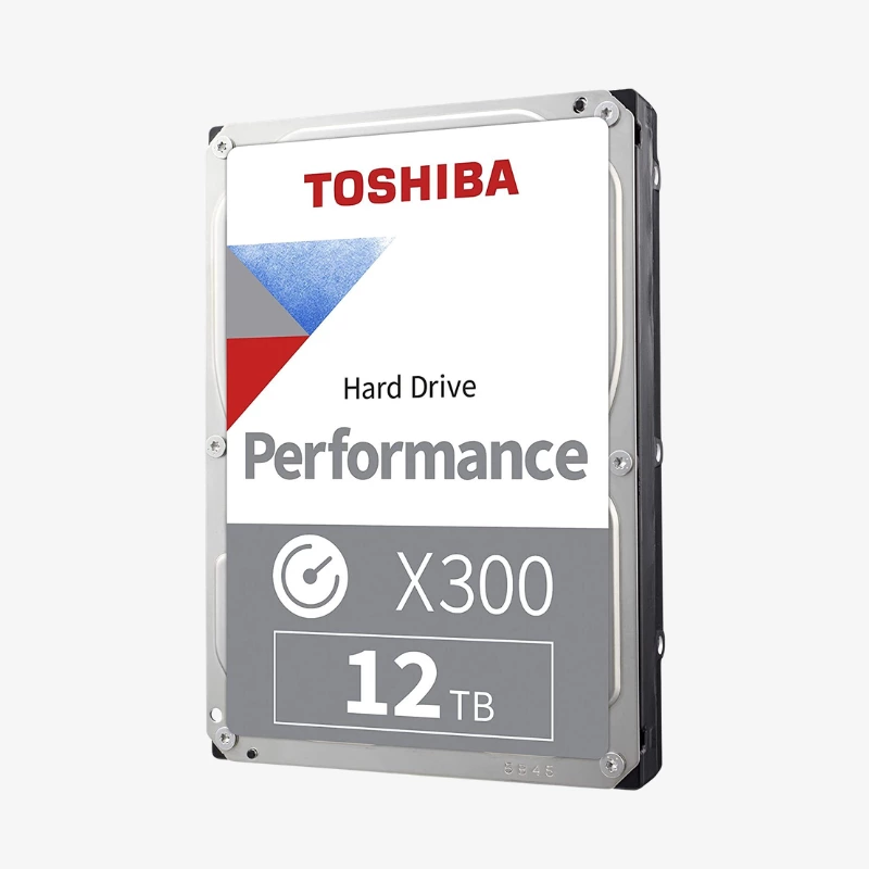 Toshiba X300 12TB Performance Hard Drive (HDWR51CXZSTA) Toshiba X300 12TB Performance Hard Drive (HDWR51CXZSTA) — 7200 RPM CMR for Gaming & Creative PCs - Image 1
