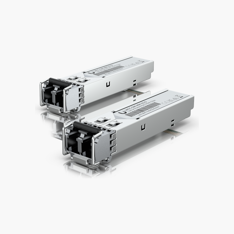Ubiquiti-UACC-OM-MM-1G-D-2-1G-Multimode-SFP-Optical-Module-2-Pack-UACC-OM-MM-1G-D-2-550m-Multimode-fiber-LC-duplex-1.png Ubiquiti UACC-OM-MM-1G-D-2 1G Multimode SFP Optical Module (2-Pack) (UACC-OM-MM-1G-D-2) – 550m, Multimode fiber, LC duplex - Image 1