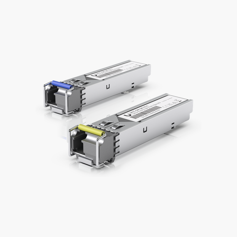 Ubiquiti-UACC-OM-SM-1G-S-20-1G-Single-Mode-BiDi-SFP-Optical-Module-20-Pack-UACC-OM-SM-1G-S-20-3km-Single-mode-fiber-LC-simplex-1.png Ubiquiti UACC-OM-SM-1G-S-20 1G Single-Mode BiDi SFP Optical Module (20-Pack) (UACC-OM-SM-1G-S-20) – 3km, Single-mode fiber, LC simplex - Image 1