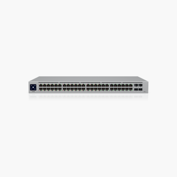 Ubiquiti UniFi Switch 48 PoE (USW-48-PoE) (USW-48-POE) – 195W PoE, 4x 1G SFP, Managed