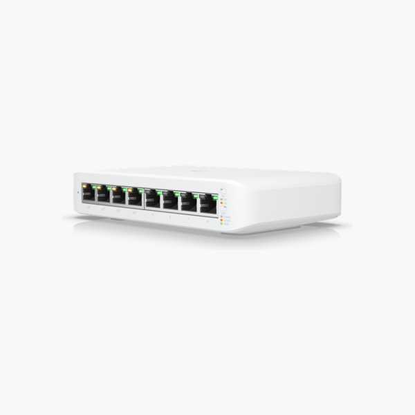 Ubiquiti UniFi Switch Lite 8 PoE (USW-Lite-8-PoE) (USW-LITE-8) – 52W PoE, Managed