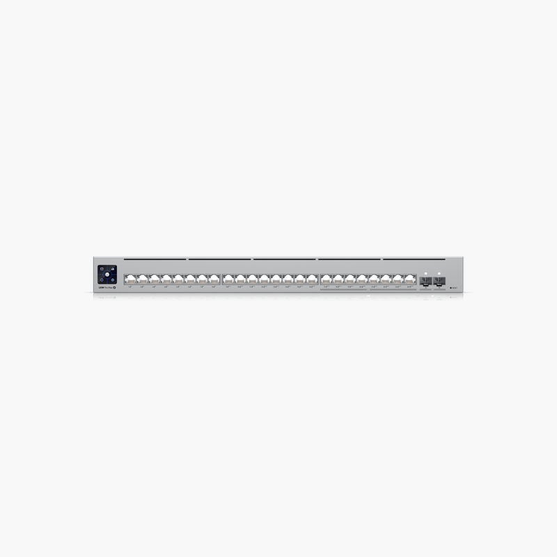 Ubiquiti-UniFi-Switch-Pro-Max-24-PoE-USW-Pro-Max-24-PoE-UBSPROMAX24P-24x-PoE-PoEPoE-2x-10G-SFP-Layer-3-Managed-1.png Ubiquiti UniFi Switch Pro Max 24 PoE (USW-Pro-Max-24-PoE) (UBSPROMAX24P) – 24x PoE (PoE+/PoE++), 2x 10G SFP+, Layer 3 Managed - Image 1