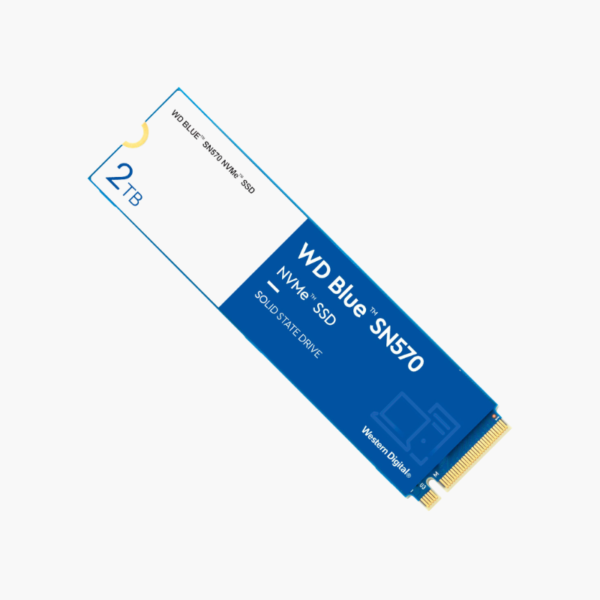 WD Blue SN570 2TB NVMe SSD (WDS200T3B0C) – PCIe Gen3 x4 M.2 2280, Up to 3,500MB/s, 900 TBW