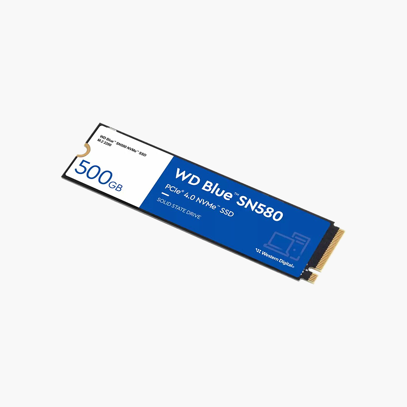 WD Blue SN580 1TB PCIe 4.0 NVMe M.2 SSD (WDS100T3B0E) – PCIe 4.0 x4 NVMe, Up to 4,150 MB/s, M.2 2280 WD Blue SN580 1TB PCIe 4.0 NVMe M.2 SSD (WDS100T3B0E)
