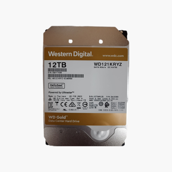 WD Gold 12TB Enterprise Hard Drive (WD121KRYZ)