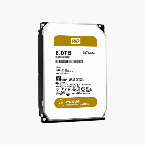 WD Gold 8TB Enterprise Hard Drive (WD8005FRYZ)