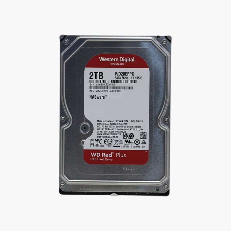 WD Red Plus 2TB NAS Internal Hard Drive (WD20EFPX)