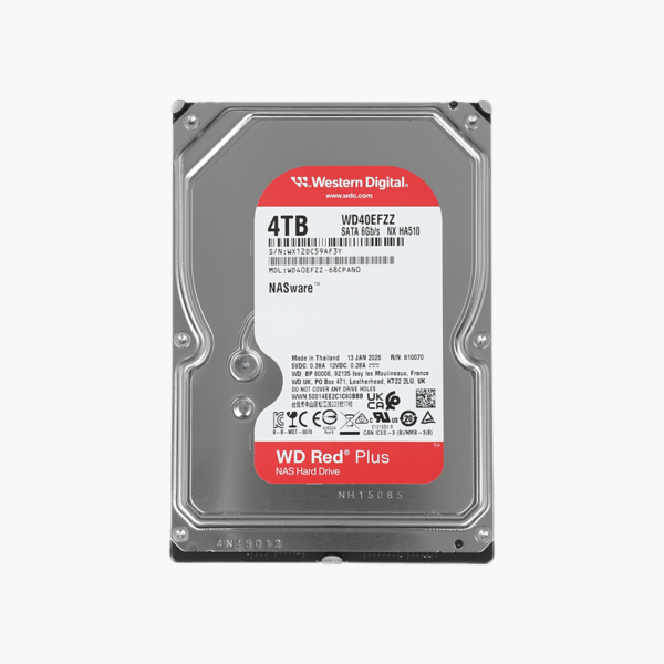 WD Red Plus 4TB NAS Internal Hard Drive (WD40EFZZ)