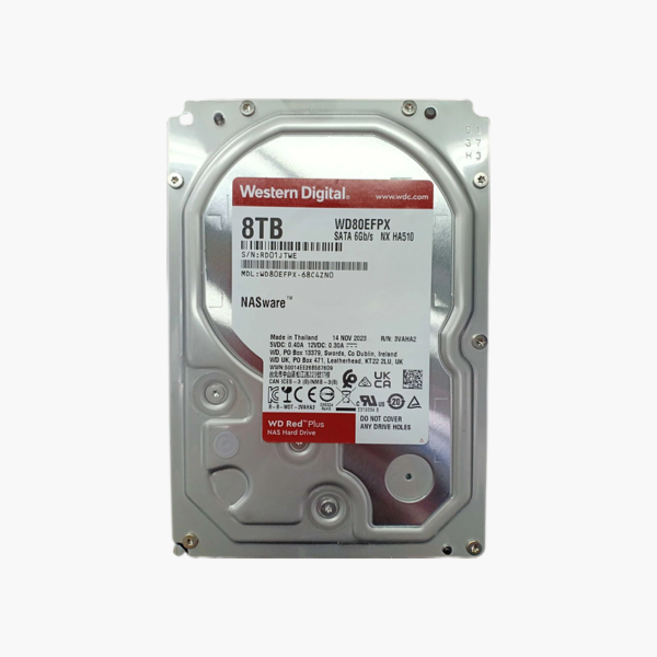 WD Red Plus 8TB NAS Internal Hard Drive (WD80EFPX)