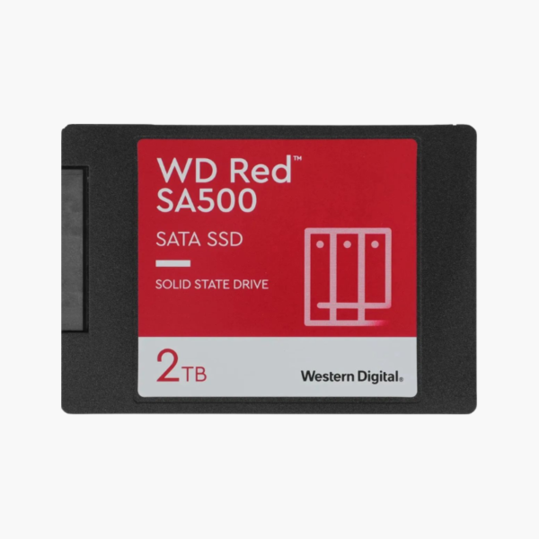 WD Red SA500 2TB NAS SATA SSD (WDS200T1R0A) – 2.5" 7mm, Up to 560MB/s, 1,300 TBW