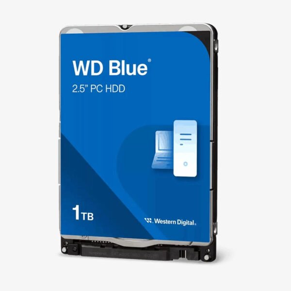 WD Blue 1TB 2.5-Inch Laptop Hard Drive (WD10SPZX) — 5400 RPM Class, 128MB Cache, 7mm
